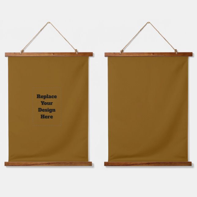 Create Your Own Brown Hanging Tapestry (Double)