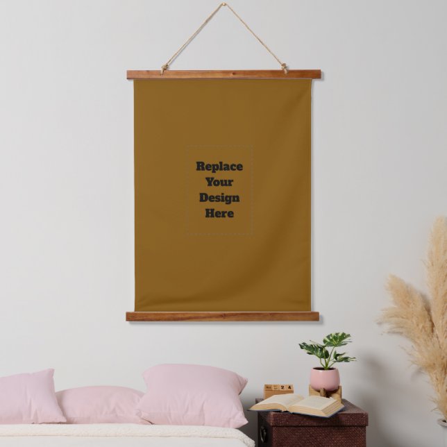 Create Your Own Brown Hanging Tapestry (Bedroom)