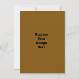 Create Your Own Brown Invitation