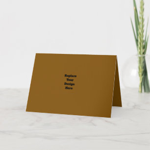 Create Your Own Brown Invitation