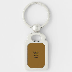 Create Your Own Brown Key Ring