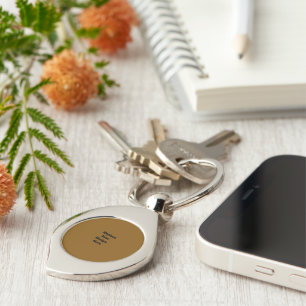Create Your Own Brown Key Ring