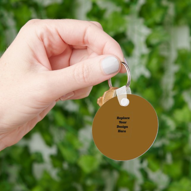 Create Your Own Brown Key Ring (Hand)