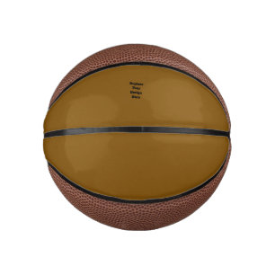 Create Your Own Brown Mini Basketball