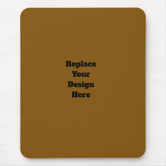 Create Your Own Brown Mouse Mat (Front)