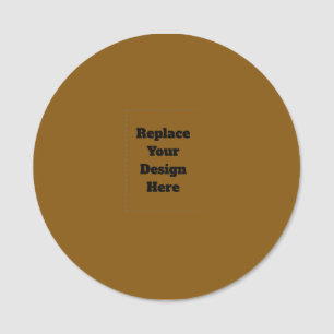 Create Your Own Brown Name Tag