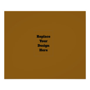 Create Your Own Brown Photo Print