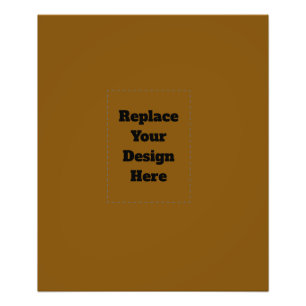 Create Your Own Brown Photo Print