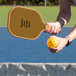 Create Your Own Brown Pickleball Paddle
