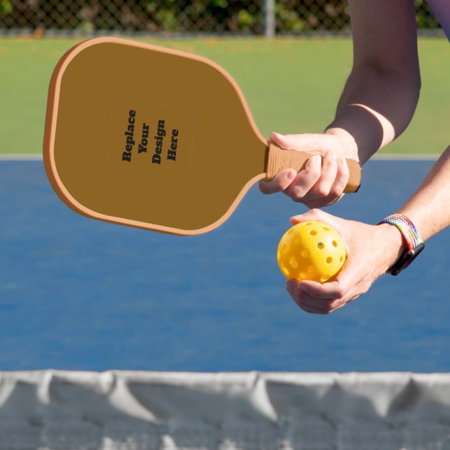 Create Your Own Brown Pickleball Paddle (Insitu)