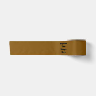 Create Your Own Brown Satin Ribbon
