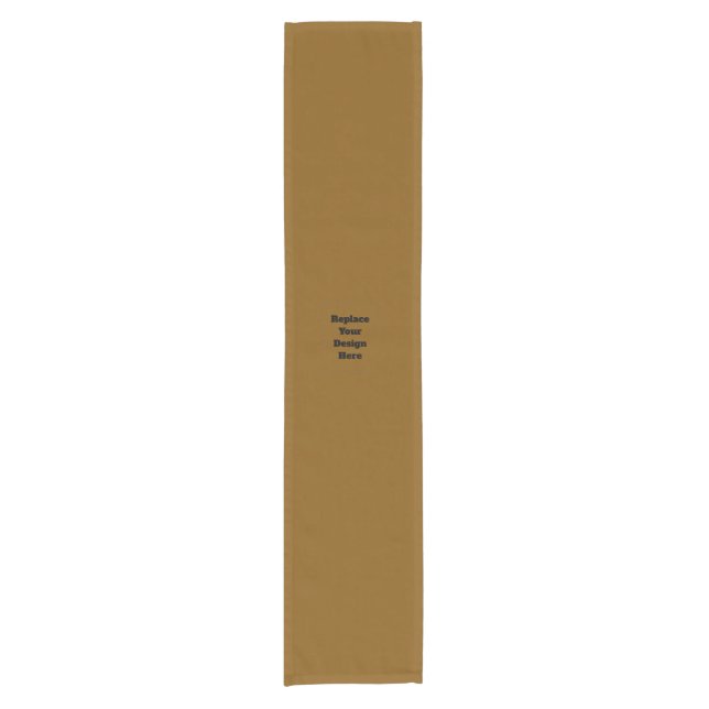 Create Your Own Brown Short Table Runner (Front)