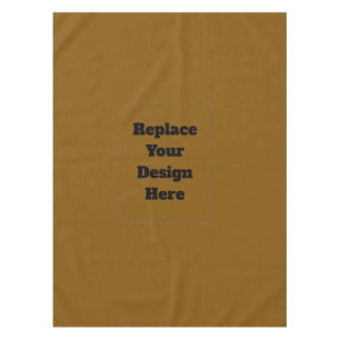 Create Your Own Brown Tablecloth