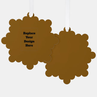 Create Your Own Brown Tree Decoration Card