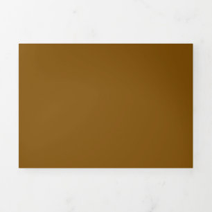 Create Your Own Brown Tri-Fold Programme