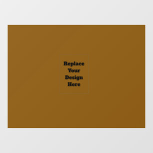 Create Your Own Brown Window Cling