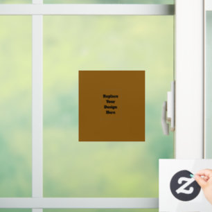 Create Your Own Brown Window Cling