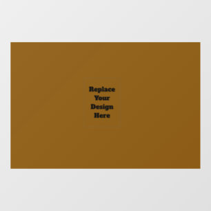 Create Your Own Brown Window Cling