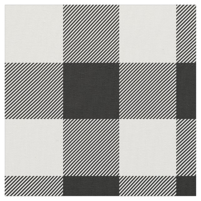 Create Your Own Buffalo Plaid Fabric (Close Up)