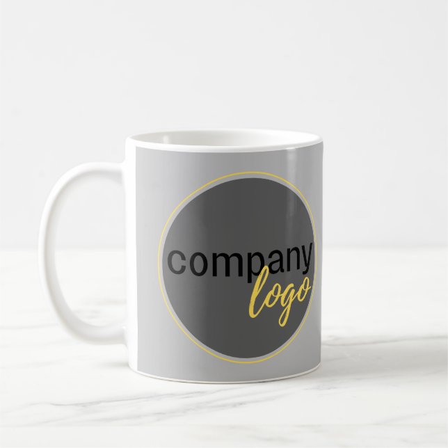 CREATE YOUR OWN BUSINESS BRANDED PROFESSIONAL LOGO COFFEE MUG (Left)