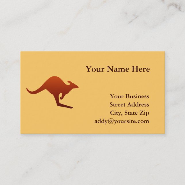 Create Your Own Business Card (Front)