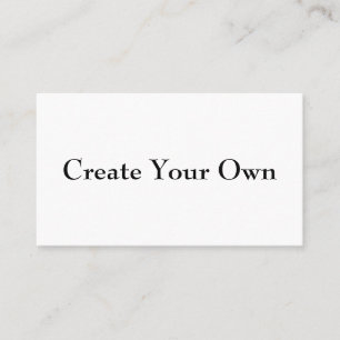 Create Your Own Business Card