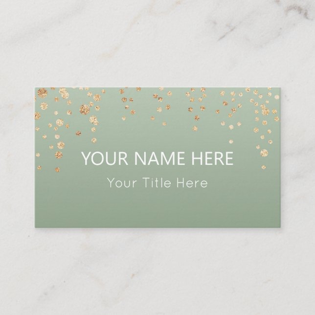 Create Your Own Business Card (Front)