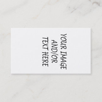 Create Your Own Business Card Vertical