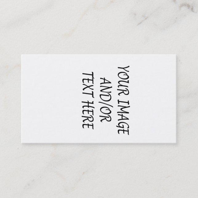 Create Your Own Business Card Vertical (Front)