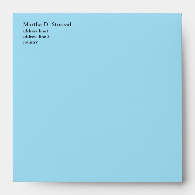 Create your own business envelops. envelopes (Front)