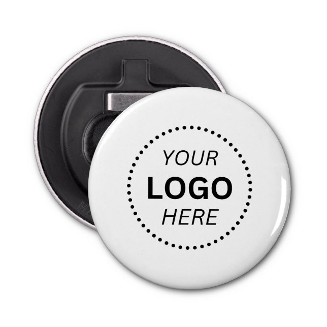 Create Your Own Business Logo 2.25" Round  Bottle Opener (Front)