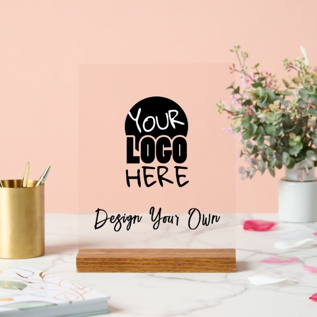 Create Your Own Business LOGO Acrylic Sign (Wedding)