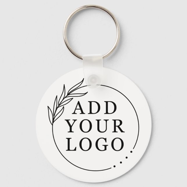 Create Your Own Business Logo Branded Promotional  Key Ring (Front)