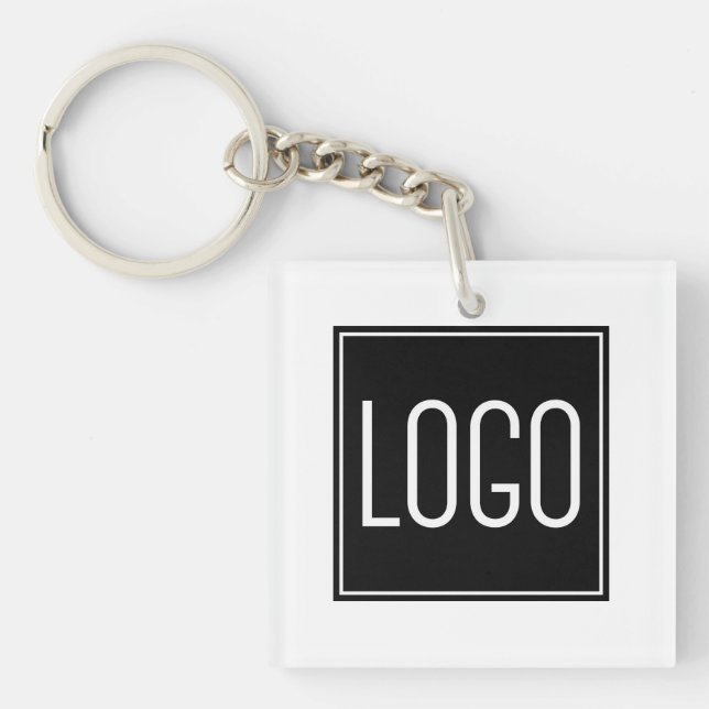 Create Your Own - Business Logo Key Ring (Front)
