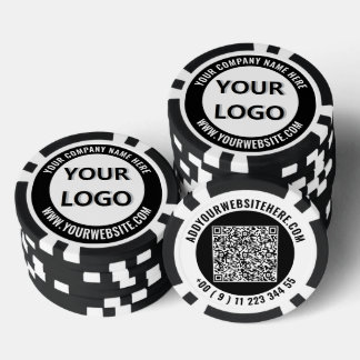 Create Your Own Business Logo Poker Chips Template