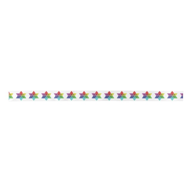 Create your own Business Logo Satin Ribbon (Front)