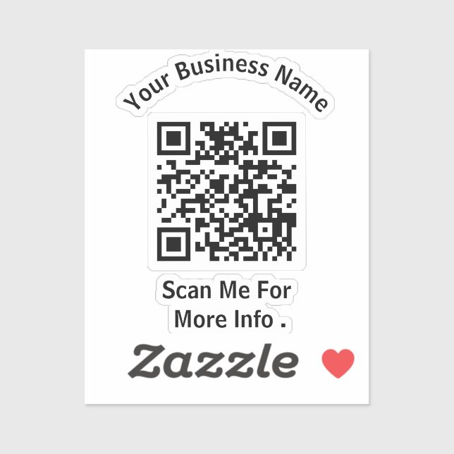 Create Your Own business QR Code (Sheet)