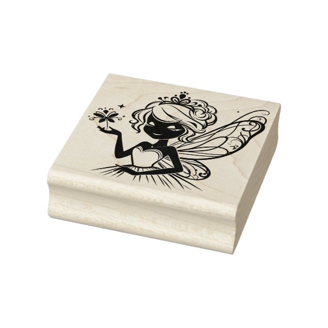 Create Your Own Butterfly Fairy Princess Rubber Stamp (Stamp)