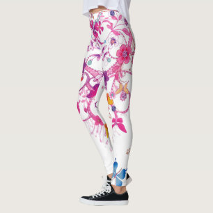 Create your own Butterfly Floral Clothing Pattern Leggings