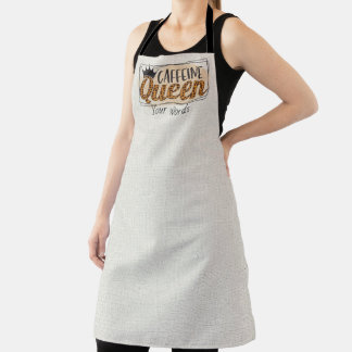 Create Your Own Caffeine Queen Apron