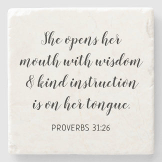 Create Your Own Calligraphy Bible Verse Stone Coaster