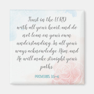 Create Your Own Calligraphy Bible Verse Text Magnet