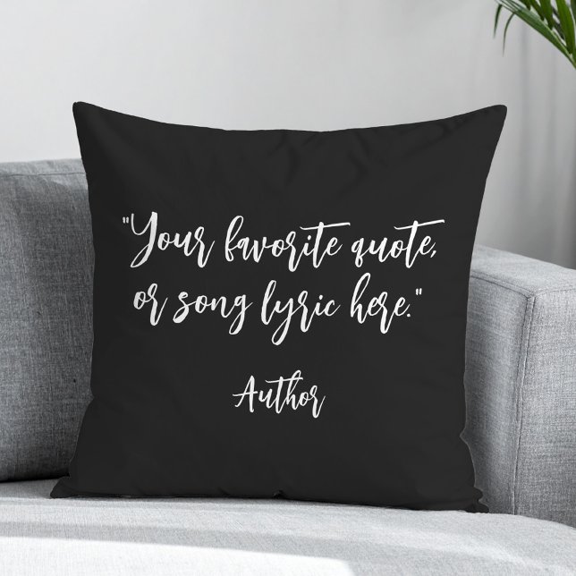 Create Your Own Calligraphy Quote Cushion (Creator Uploaded)
