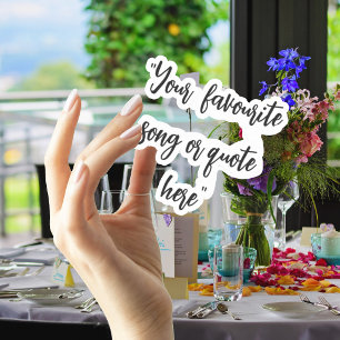 Create Your Own Calligraphy Quote Sticker