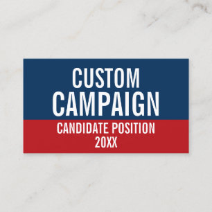 Create Your Own Campaign Gear Business Card