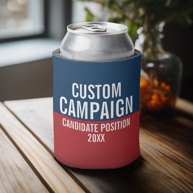 Create Your Own Campaign Gear Can Cooler (Personalized Can Cooler - Add Your name for a great handout for a campaign event)