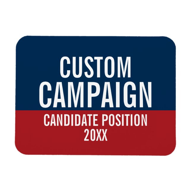 Create Your Own Campaign Gear Magnet (Horizontal)