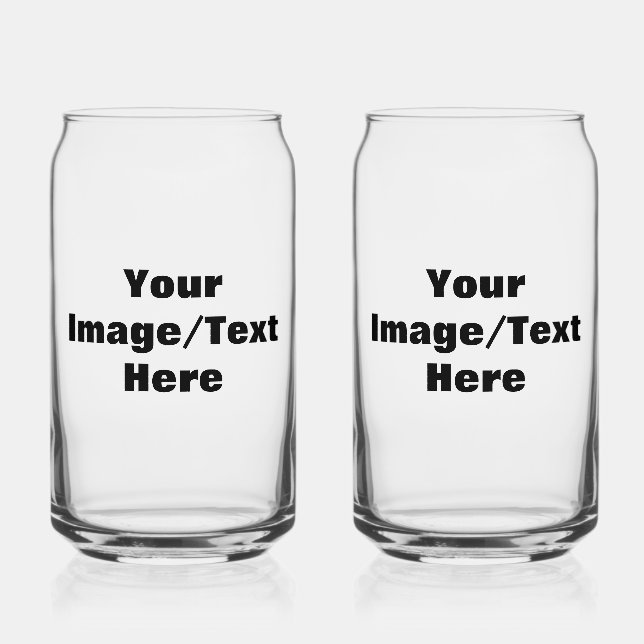 Create Your Own  Can Glass (Front)