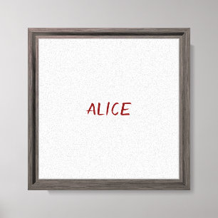 Create Your Own Canvas Print with Brown Frame