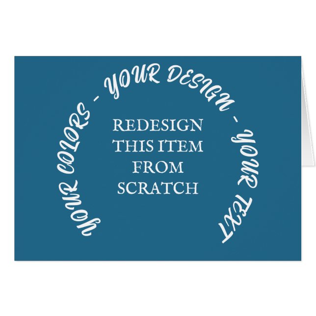 Create Your Own Card (Front Horizontal)